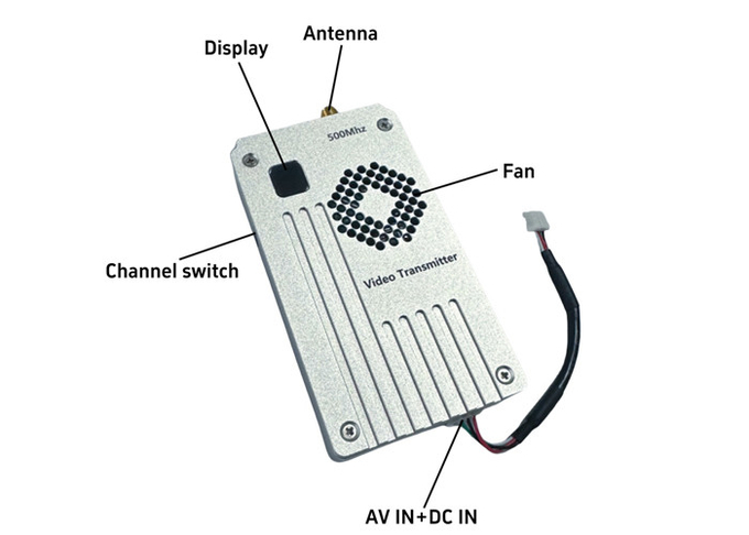 500 Mhz VTX High-Performance Analog Video Transmitter for Smooth Video Streaming