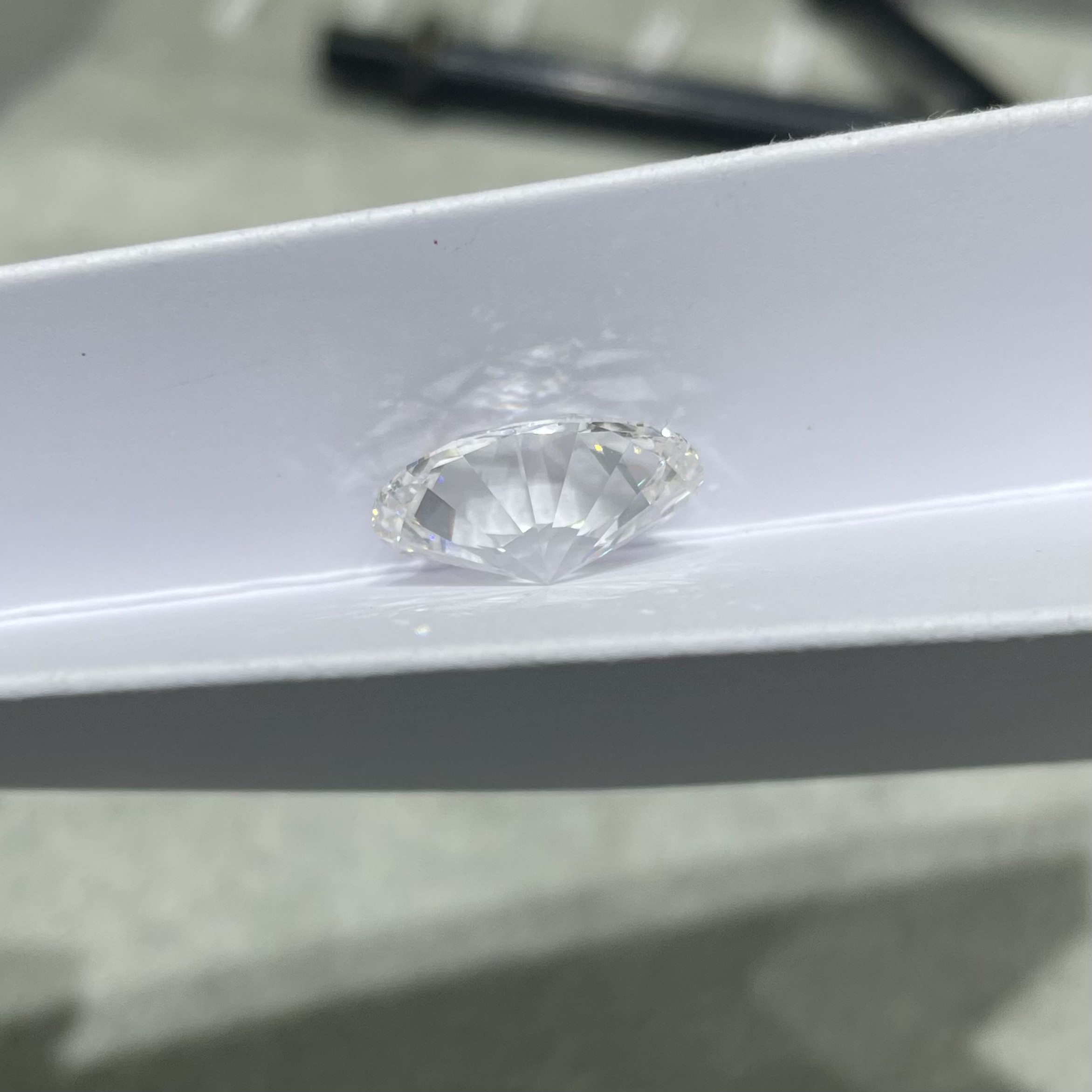 Large Certified CVD Loose Synthetic White Diamond Oval Brilliant 10ct