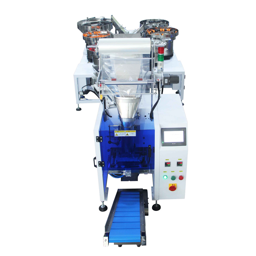 Automatic Counting Sorting Combination Furniture Parts Screw Nuts Bolt Packaging Machine
