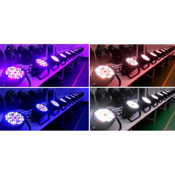 Wholesale Price IP65 Waterproof RGB Par Can LED Par 54 Light with DMX512 Control for Live Concerts