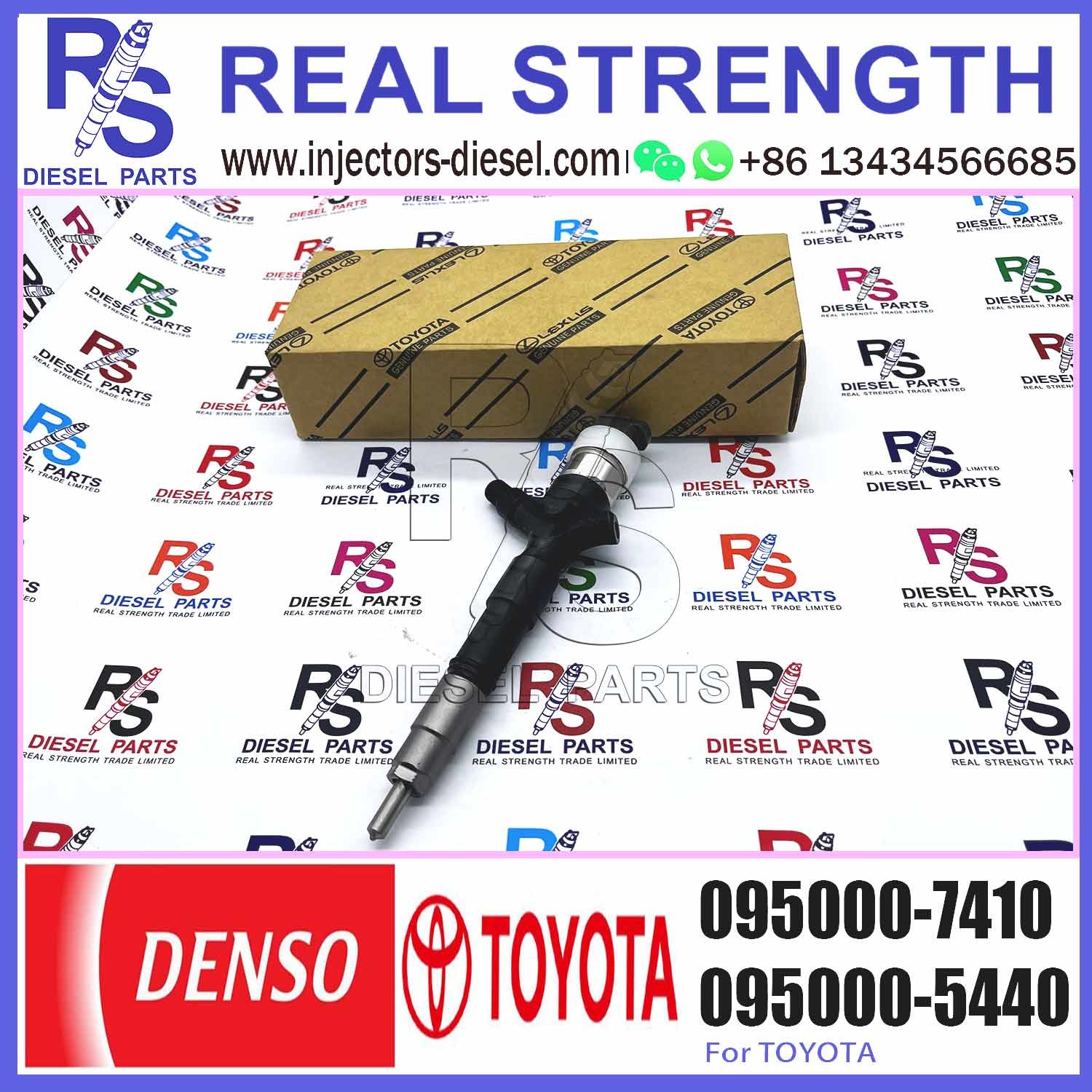 1KD FTV Fuel Injector 095000-6760 095000-7780 095000-7030 23670-39215 095000-7410 For DEN-SOS Toyota Hilux
