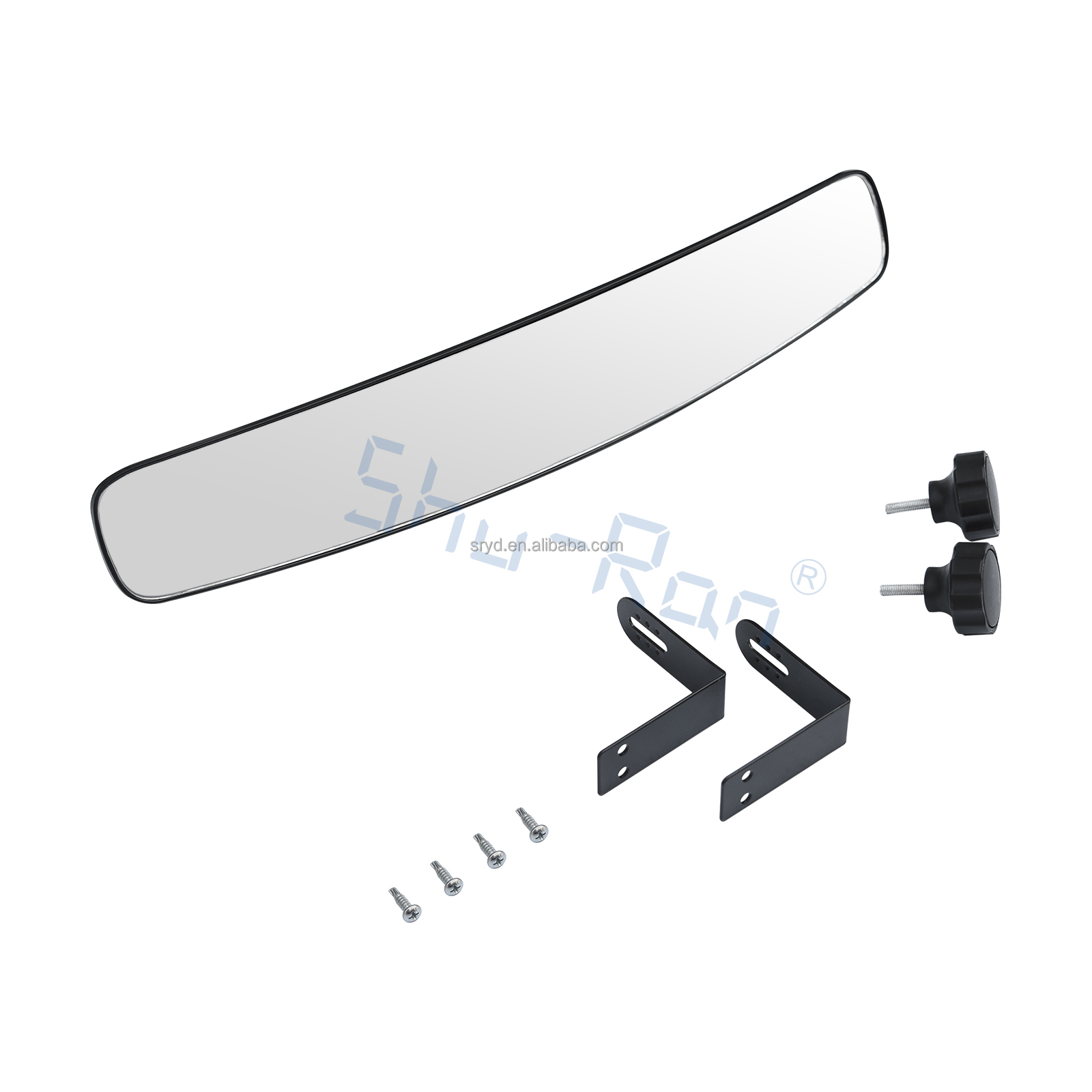 Universal Golf Cart Rear View Long Convex Inner Mirror