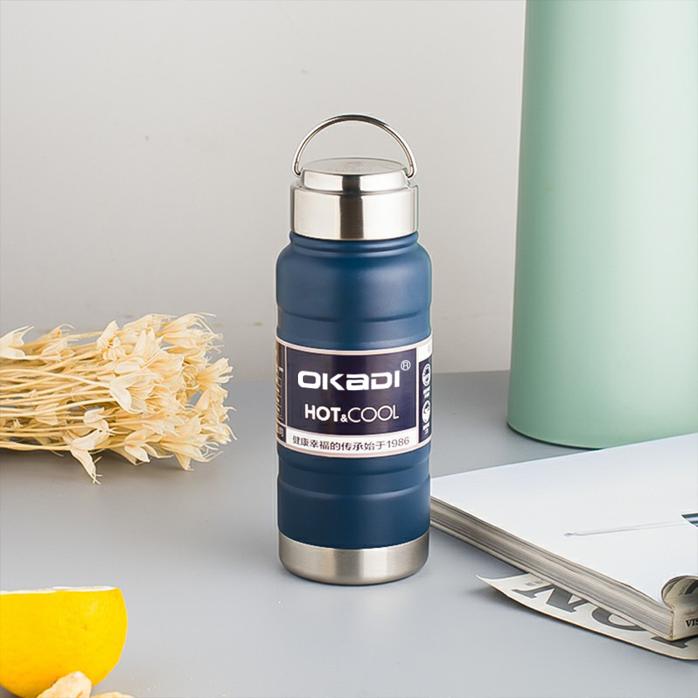 18oz Double Wall The Best Stainless Steel LID and bottom Vacuum insulated Sports Water Bottle