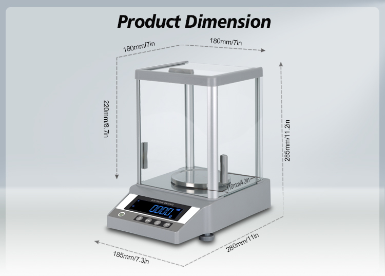 Veidt Weighing MK6103C 610g 0.001g 1mg LCD Display Load Cell Sensor Analytical Precision Chinese Electronic Scale Balance