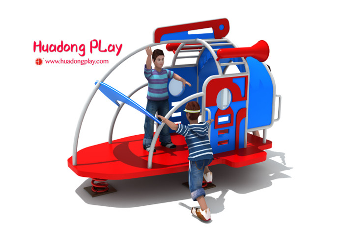 Small Size Garden Play Equipment Car Shape Security Oriented Hdpe Cutting