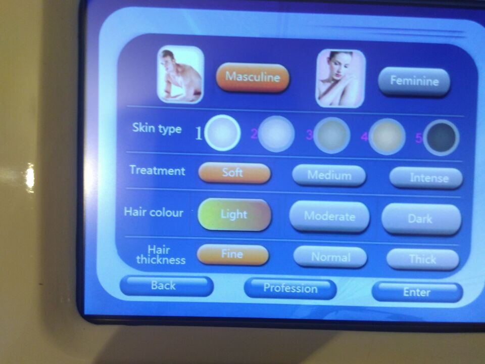 Professional and effective skin rejuvenation /freckle removal IPL SHR Hair Removal machine