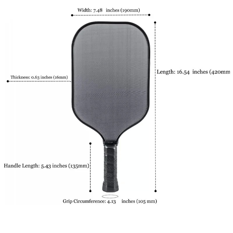Aluminum Pickleball Paddle Racket Custom Sports Accessories