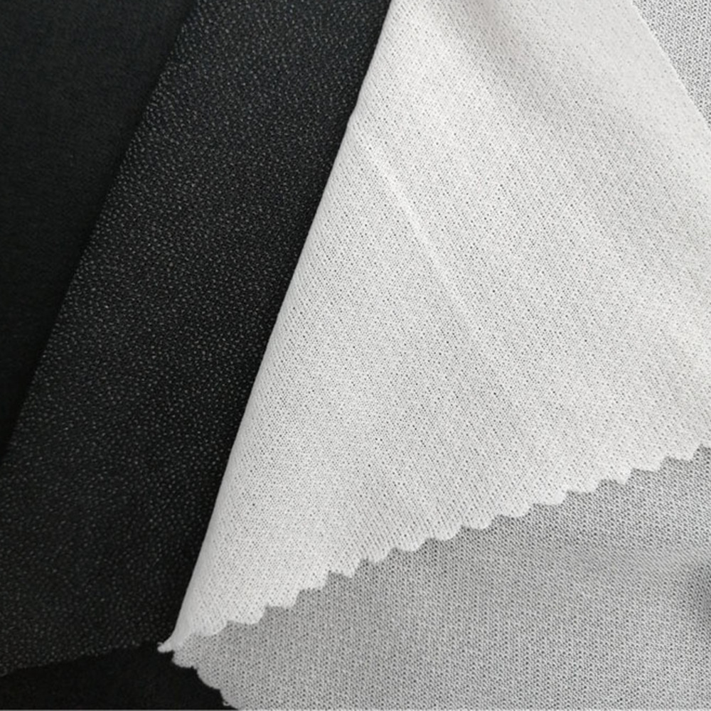 My7255 Adhesive Interlining Linings With PA Glue Soft Hand Feeling Double Dot Technology