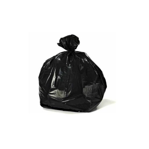 Black Heavy Duty Low-Density Puncture Resistant Trash Garbage Rubbish Can liner Bags