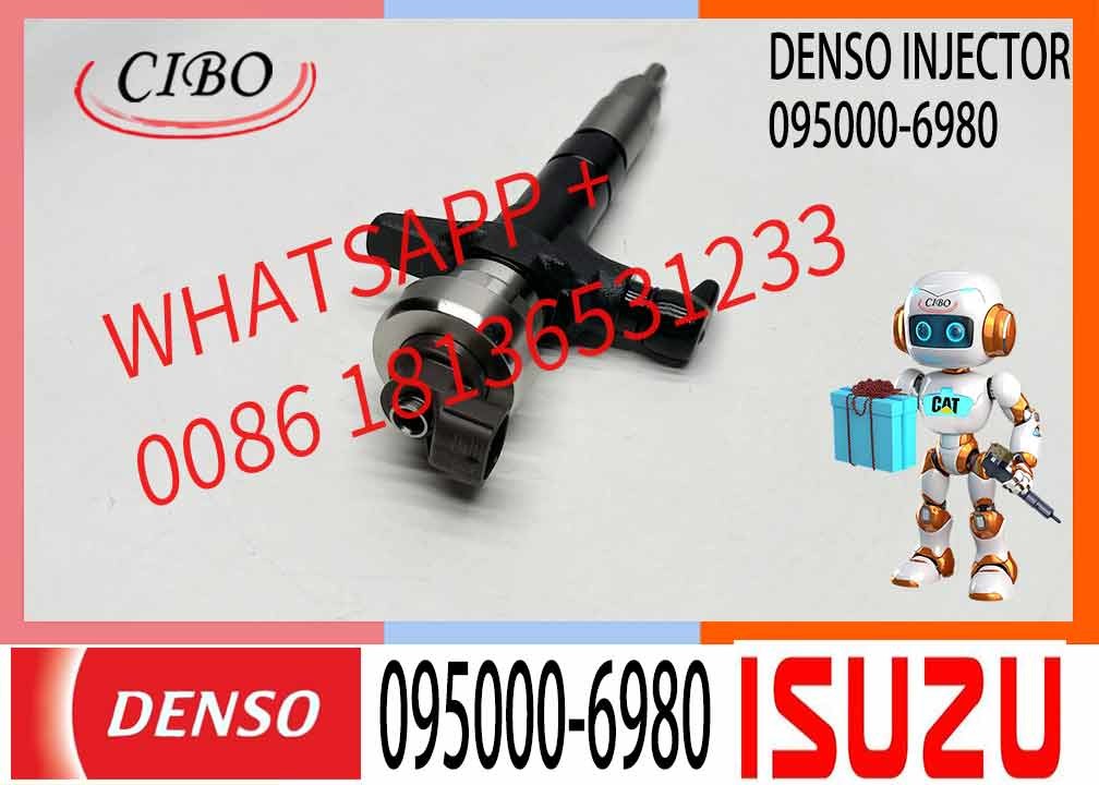 Common Rail Diesel Injector 295050-1900 095000-6980 8-98011604-0 8-98011604-5 8-98119228-3 095000-8370 For Isuzu