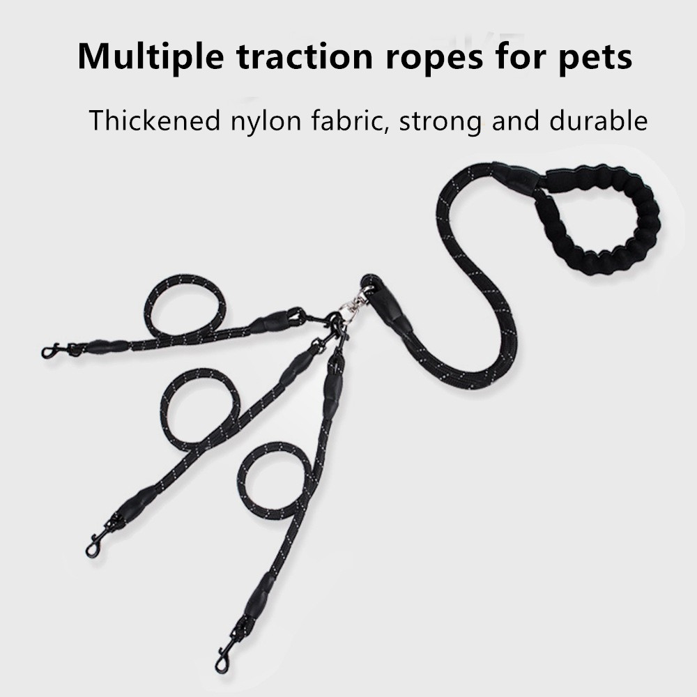 3 way dog leash