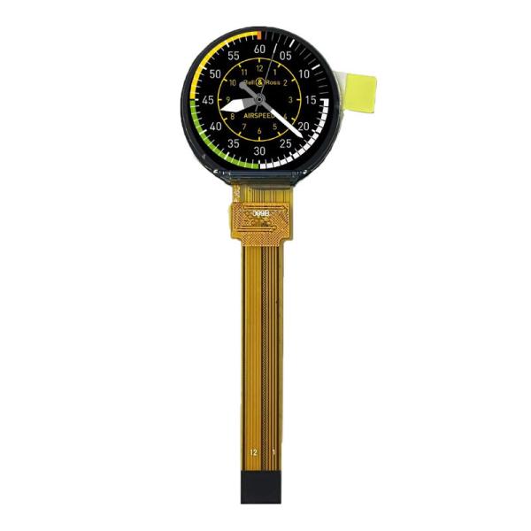 0.99 Inch Round TFT Display 128x115 Resolution 12PINS SPI Interface Driving IC GC9107 450cd/M2