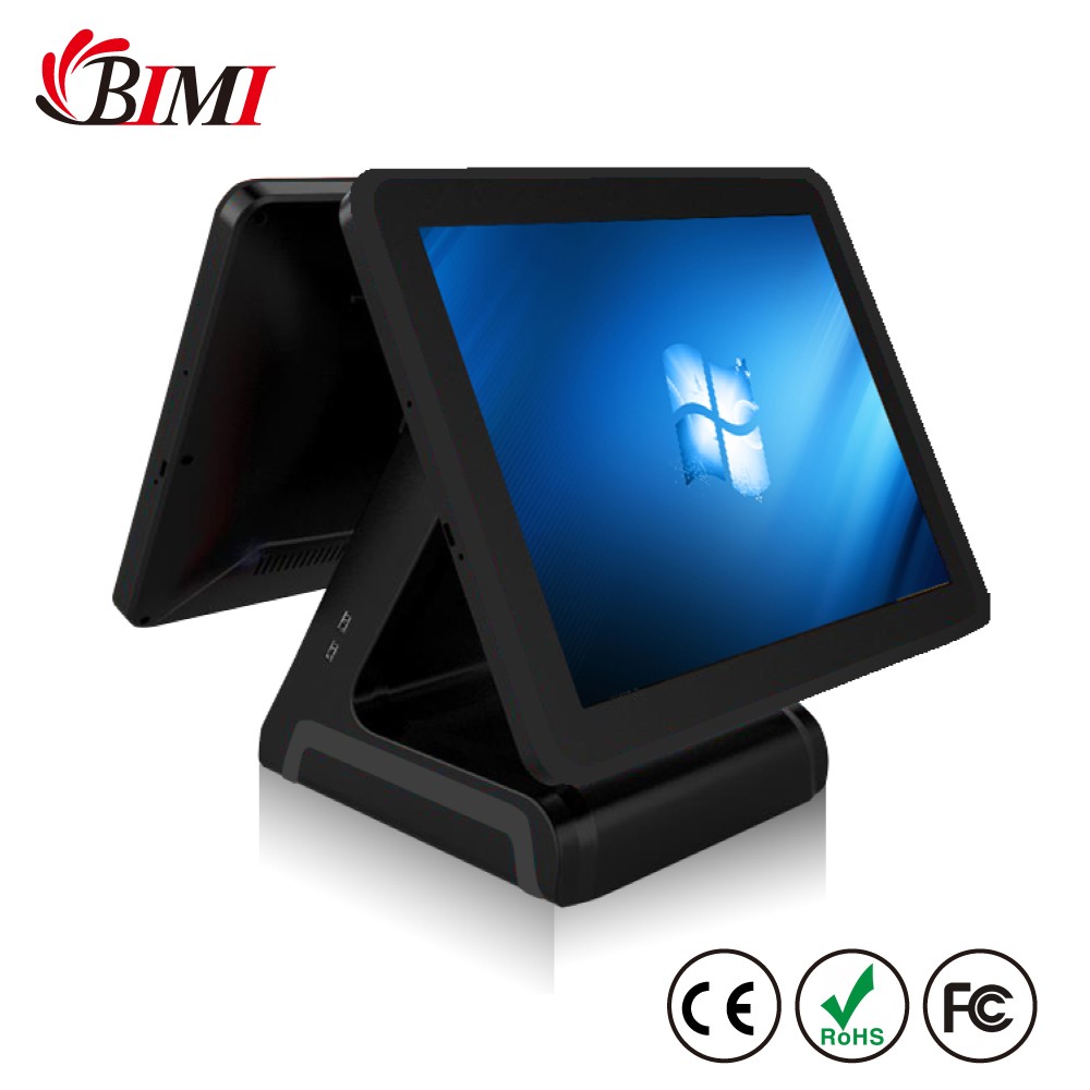 USB Interface All-in-One POS with 8 Digits LED Electronic Cash Register and Cash Drawer
