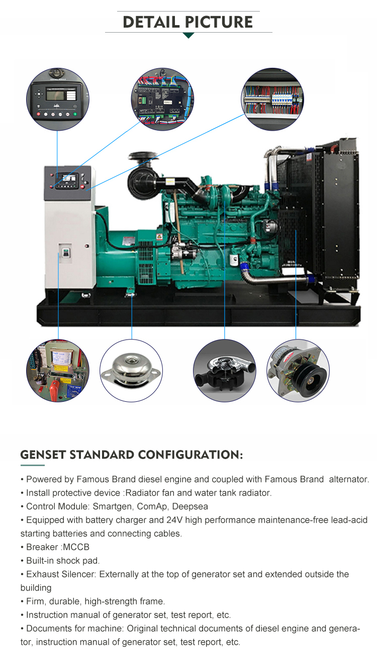 20-1000kw open frame for reefer diesel container generator set container generator set