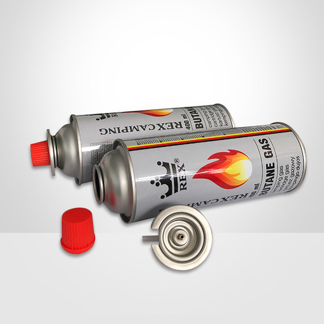 227g Portable Gas Cartridge Valve With Red Cover General Application Tin Cans