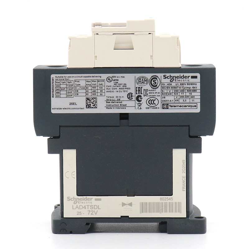 Schneider DC contactor LC1D09BDC three-phase 9A 12A AC contactor PLC