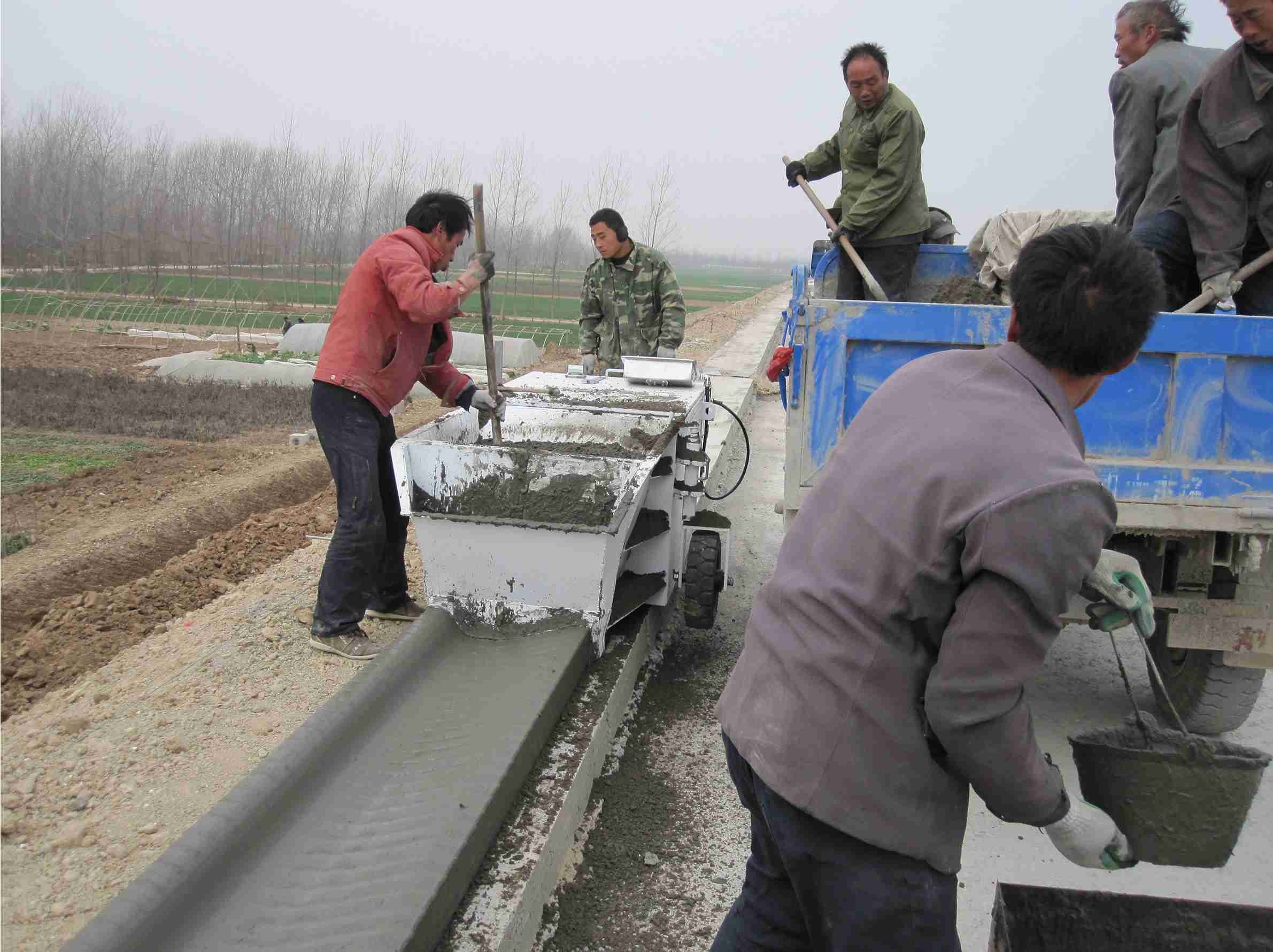 1200mm Width Concrete Slip Form Paver 0-3m/Min Slipform Machine