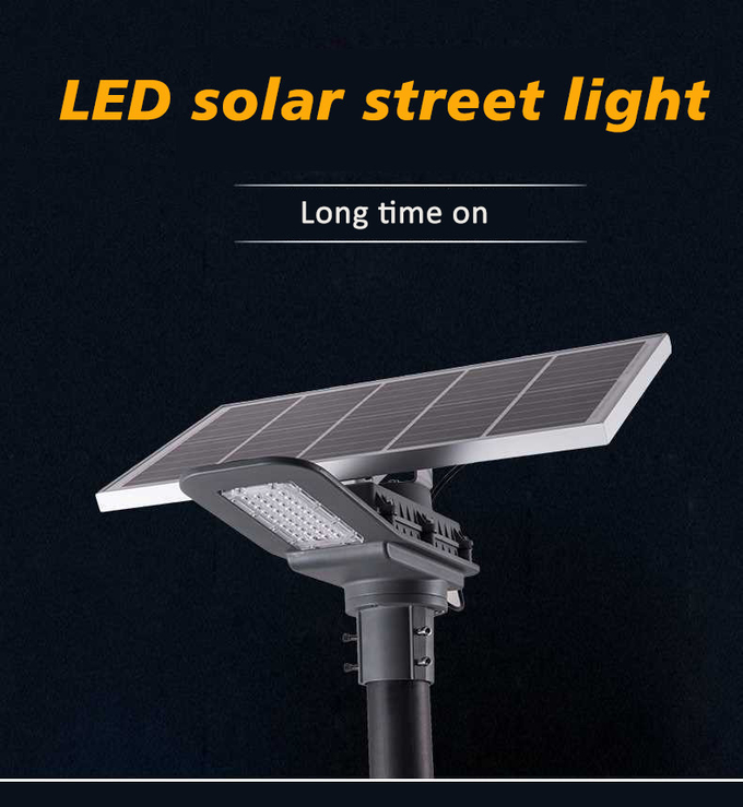 Waterproof LED Road Lamp Solar LED Street Light 6600lm For Outdoor In Smart City