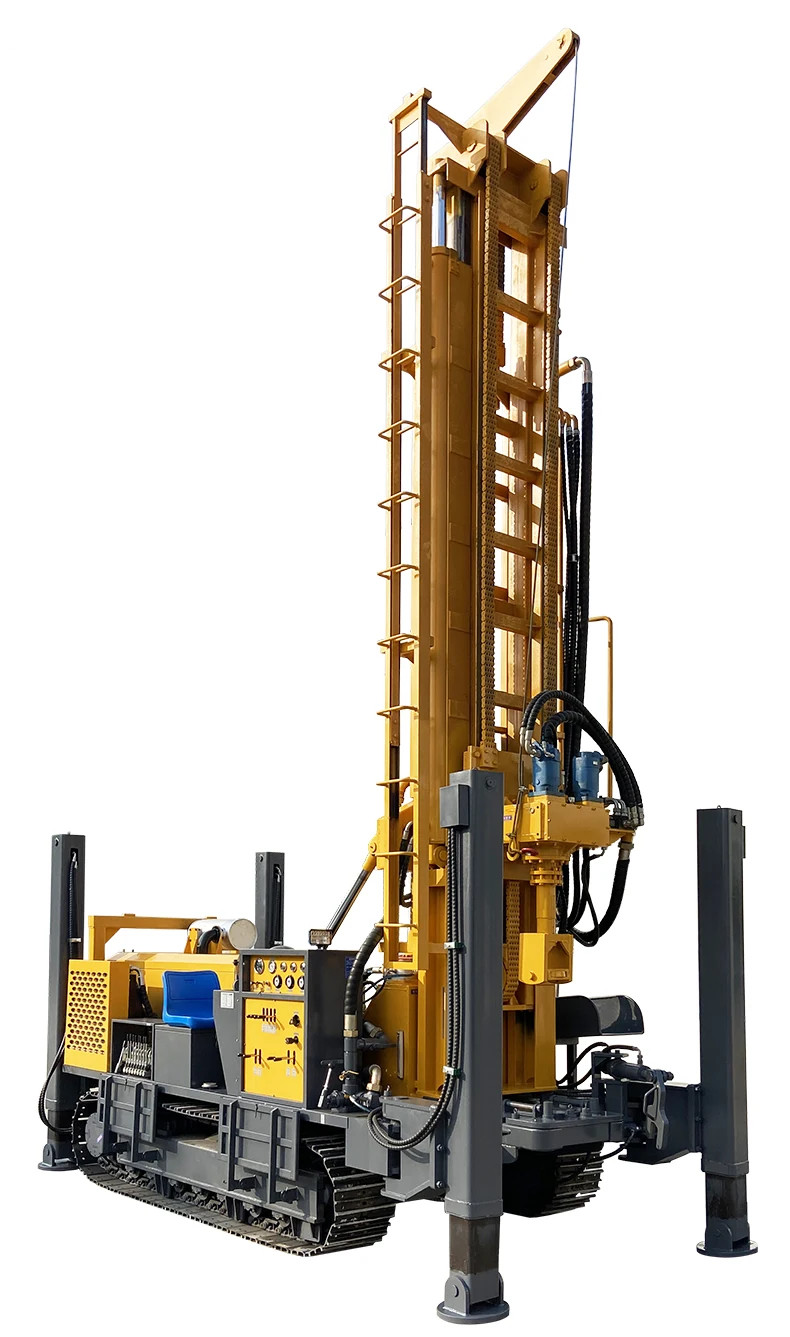 Borehole DTH Water Well Drilling Rig 500-700m Drilling Depth