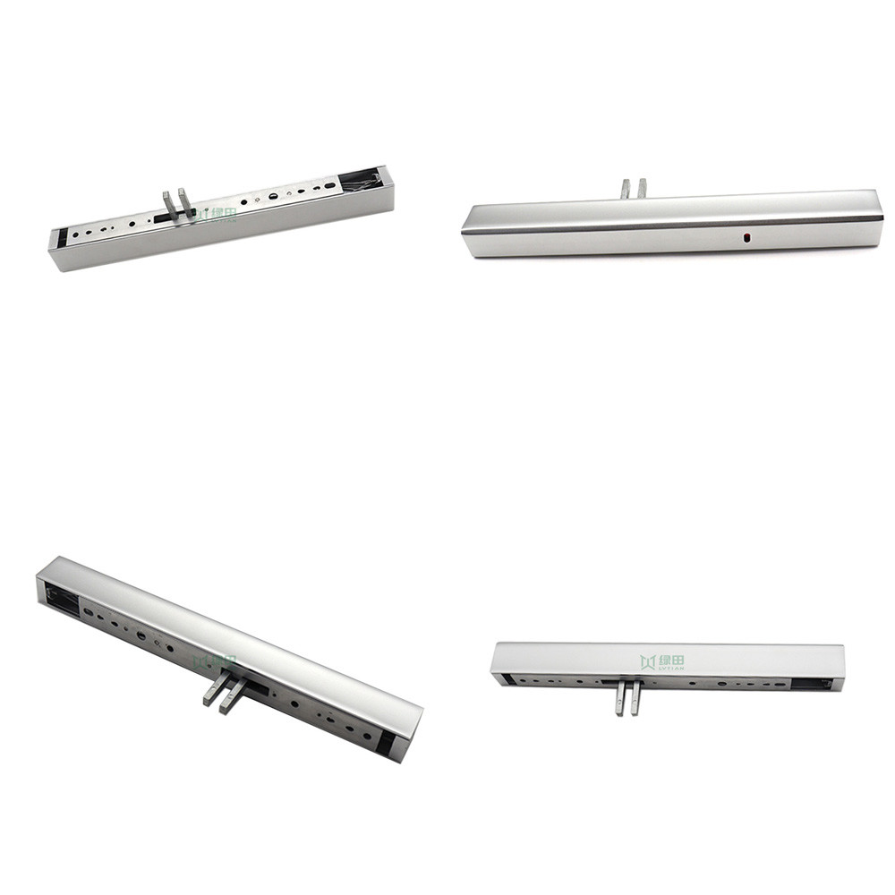 Sliver Color Aluminum Alloy Pull Handle Interior Door Handles Custom Size