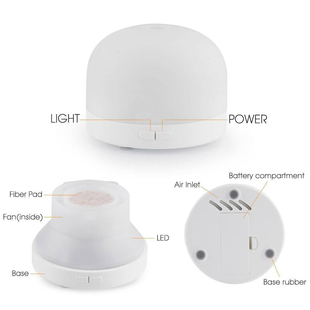15db USB / Battery Operated Waterless Oil Nebulizer