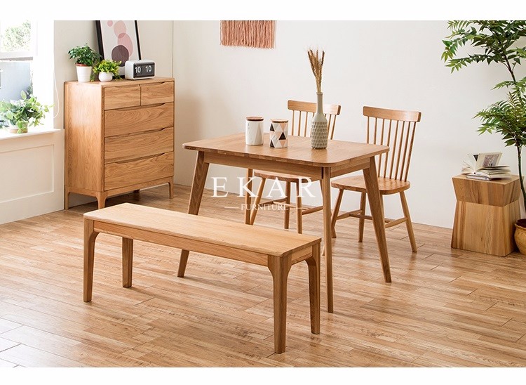 Dining Table Set Designs Solid Oak Wood Italy Modern Furniture