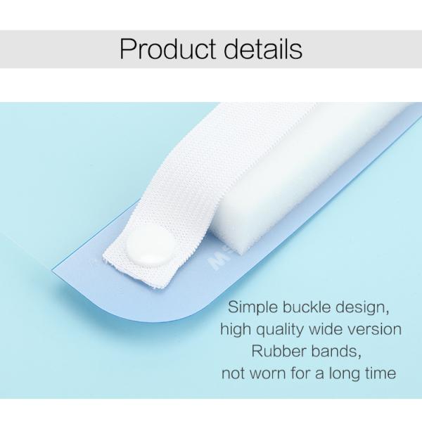 Disposable Transparent Face Shield Anti Saliva Simple Buckle Design