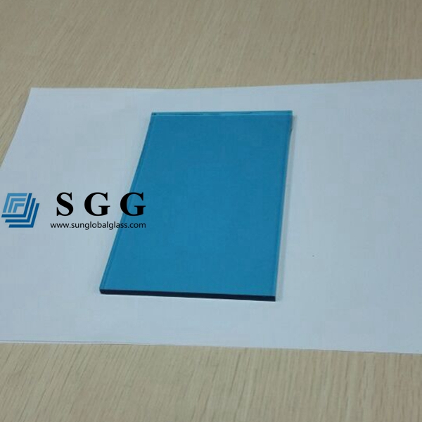 Top quality 4mm Ford blue float glass sheet