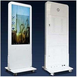 32inch floor Standing vertical LCD TV kiosk for advertising signage totem display