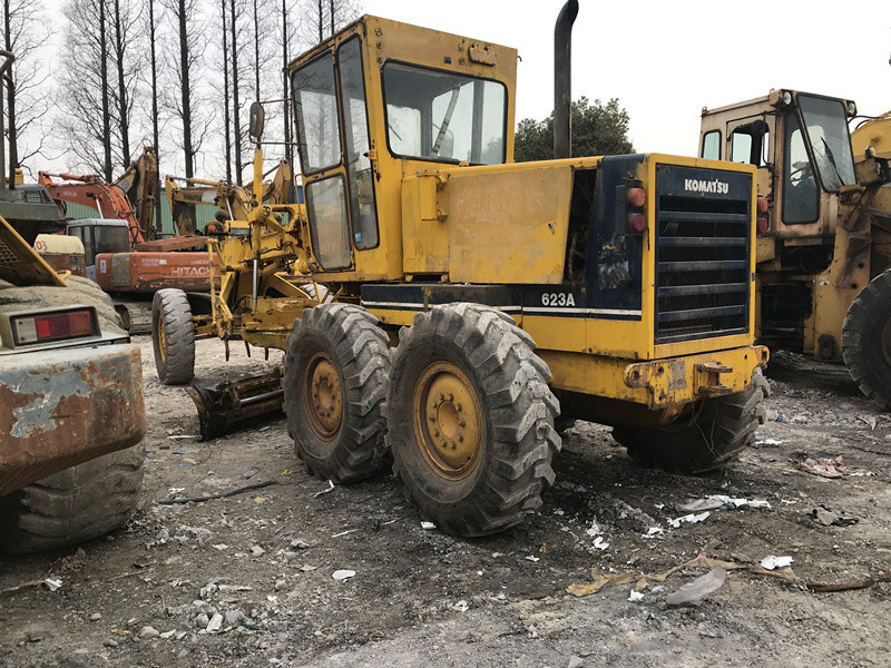USED MOTOR GRADER FOR SALE/ORIGINAL JAPAN USED KOMATSU GD623A-1 MOTOR GRADER IN EXCELLENT CONDITION