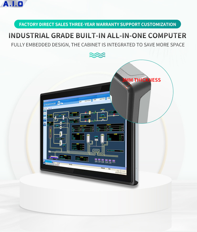Outdoor Industrial Touch Screen Display IP65 IP67 IP68 Waterproof
