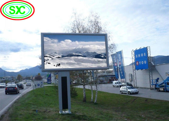 Die-Cast Aluminum Nova Control System Outdoor Full Color LED Display P6 HD Fixed High Resolution