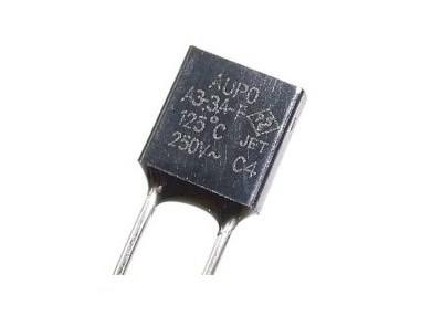 Temperature Protection Aupo Thermal Fuse Cutoff TF 125℃ 250V 3A A3-3A-F Plastic