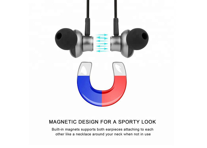Noise Reduction Wireless Bluetooth Sport Earbuds Necklace Assembly Type