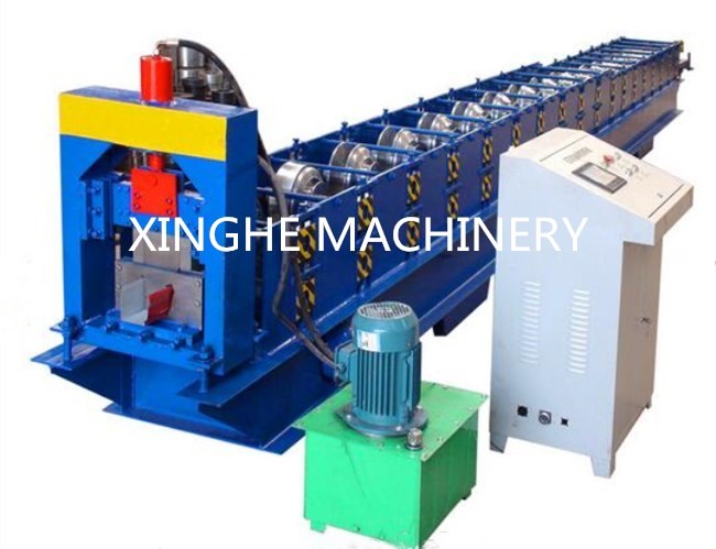 Gutter Cold Roll Forming Machines / Square Type Downpipe Former Equipment