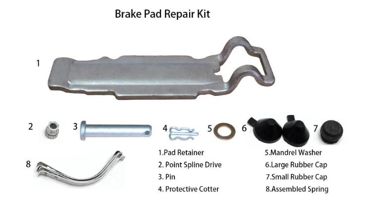 Bus & Truck Commercial Vehicles Disc Brake Pads Passenger Car Disc Brake Pad With Emark
