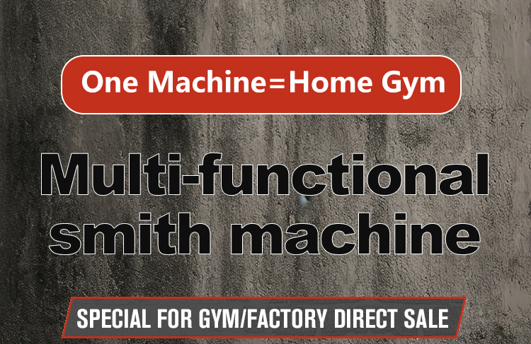 Indoor All in One Gym Equipment Strength Training Multi Functional Smith Machine