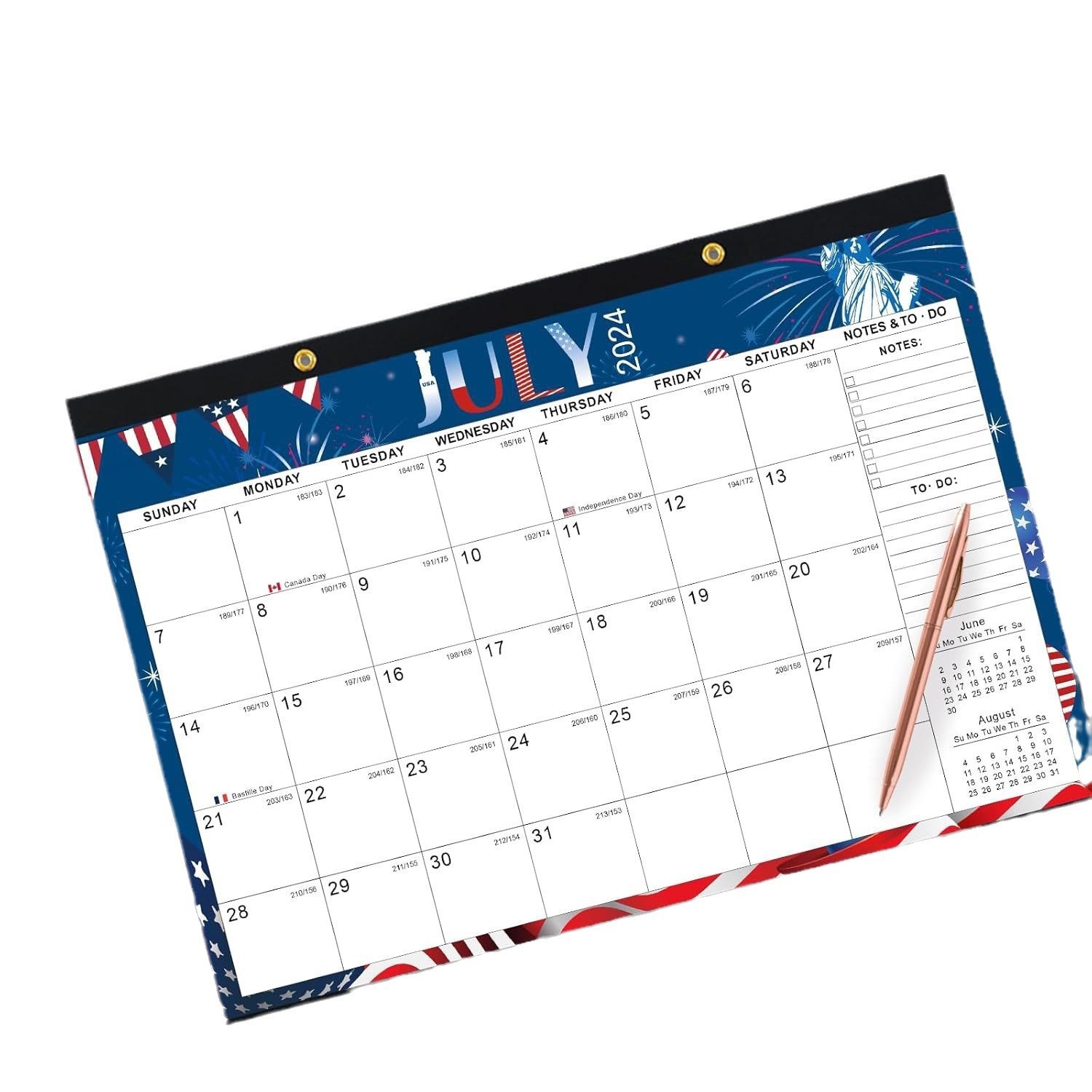 Full Color Business Branded Custom Desk Calendars for Personalization and Branding