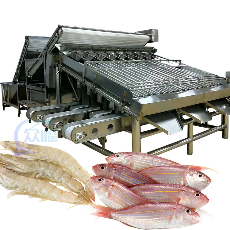 Practical Roller Fish Grader Machine , Multi Function Shrimp Sorter