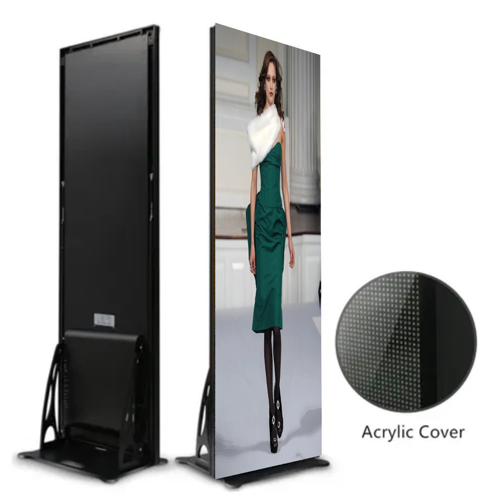 Indoor P2.5mm LED Poster Screen Shopping Mall Advertising Panels High Refresh Rate 3840Hz