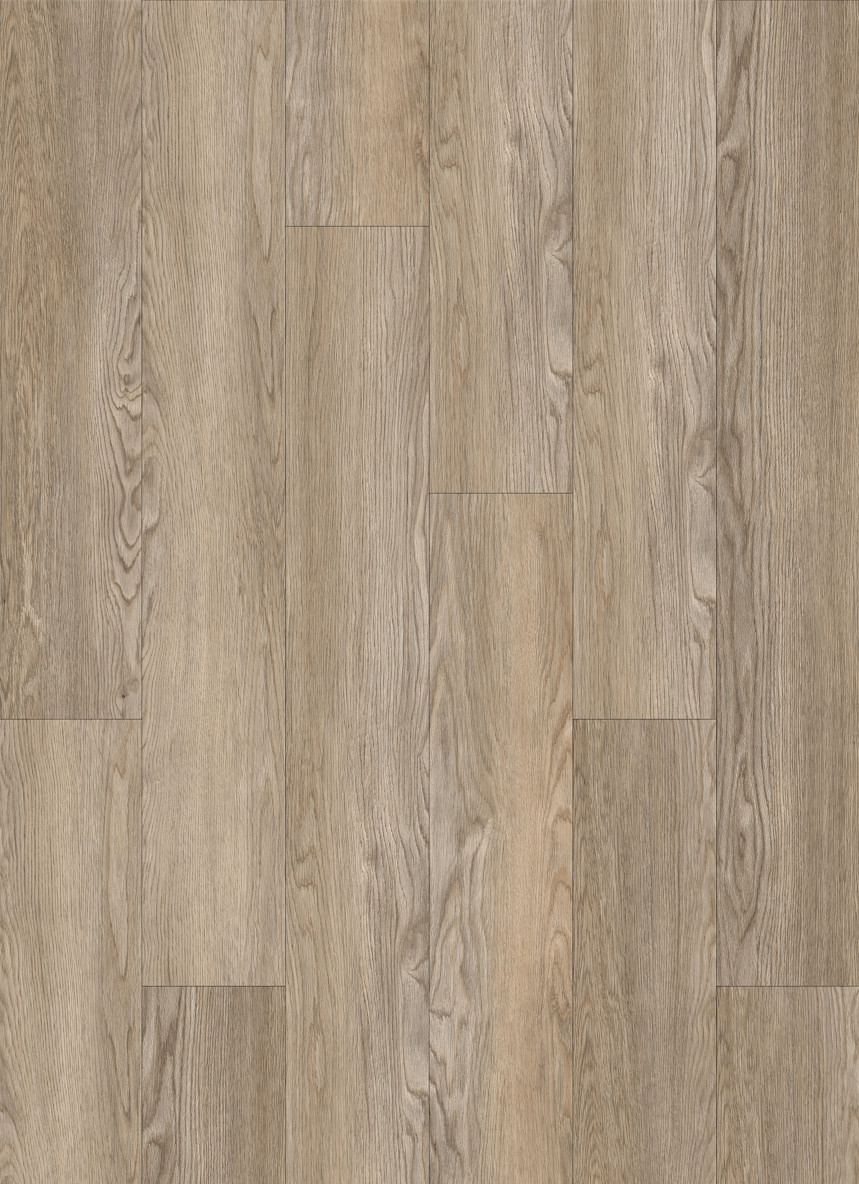 Eco Friendly Vinyl Plank Flooring SPC 5.5mm Unilin Click Retro Style Burlywood Wood Grain GKBM JR-W17036