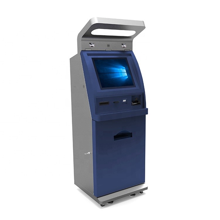Cash Deposit Payment Bill Acceptor Kiosk Self Service Register Cash Machine