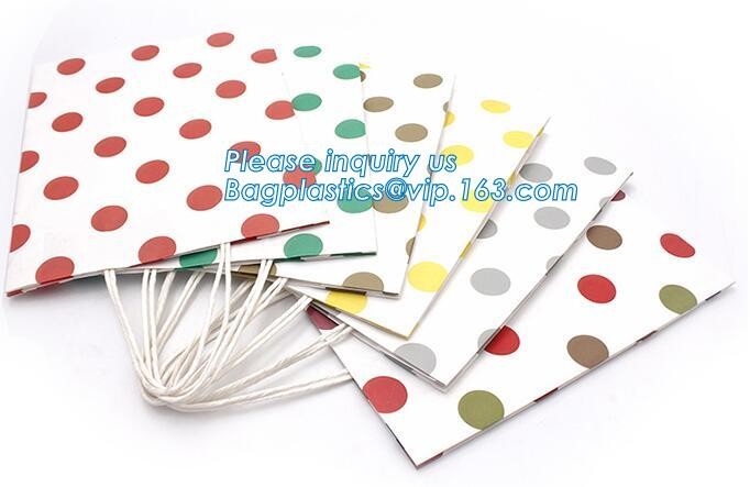 Customized made cheap paper twisted handles white kraft paper bags,wine paper bag with handle wholesale bagplastics pack
