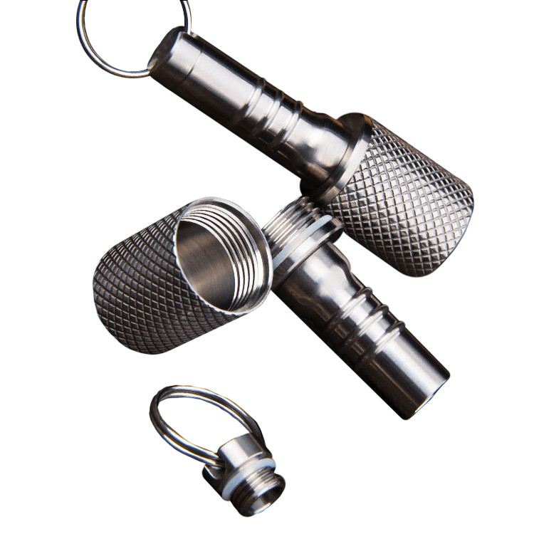 Stainless Aluminium Metal Round Storage Steal Pill Box