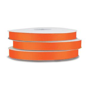 Buy cheap Personalised Decorative Grosgrain Ribbon Orange Color Narrow Woven Technics product