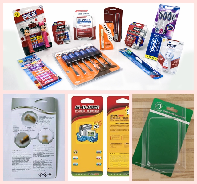 blister packaging card