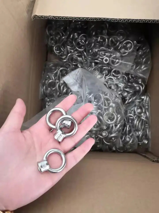 Black Oxide Eye Screws Nuts for Heavy Load and Stress Applications ISO 8.8 High-Strength