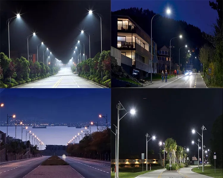 600W 800W 1000W LED Solar Powered Lights Solar Panel Street Lamp