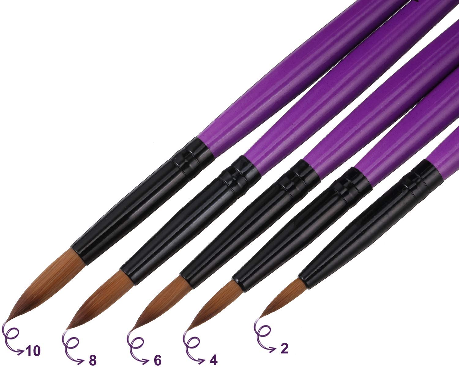 3D Painting Nail Gel Brush Nylon Hair UV Gel Nail Art Pen