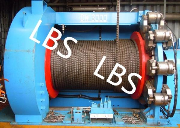 Quality LBS Grooves Offshore Winch Oil Well Drilling Rig Parts Winch With Brake Disc for sale